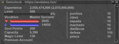Assinatura de Demolock