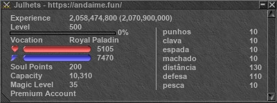 Assinatura de Julhets